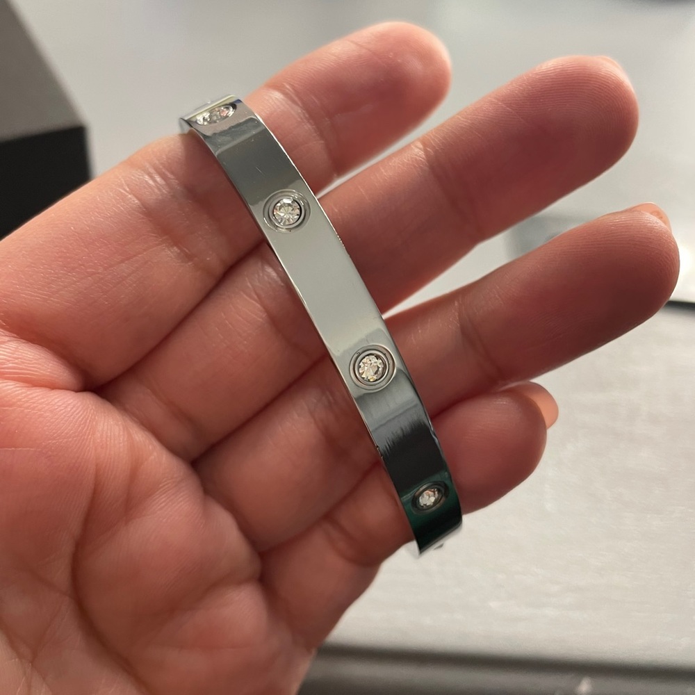 Stainless steel bangle bracelet - Picture 11 of 16